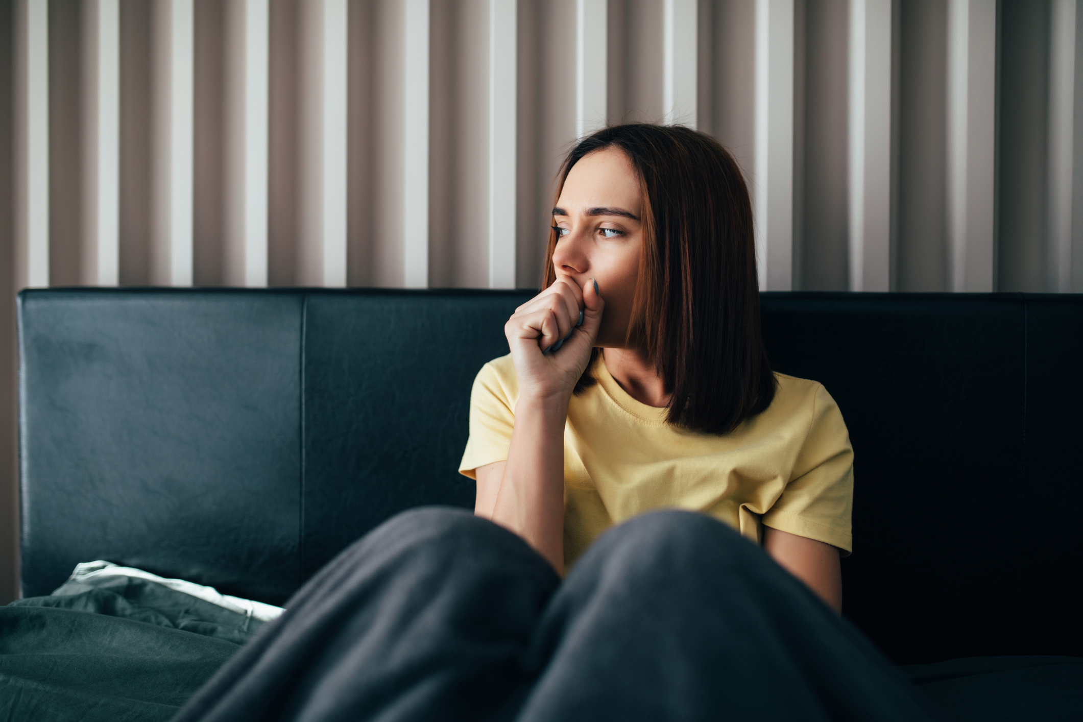 woman experiencing trauma